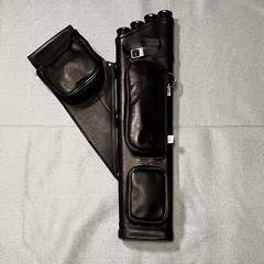 Neet 4 Tube Target Quiver Bow Hunting Leather, Made In The USA