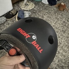 Triple Eight Skateboard Bike Youth 8+ Helmet (Black) Eight Ball (20.5-22”) NB1