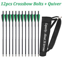 Archery Crossbow Arrows 20In Carbon Arrows +/or Quiver Hunting Shooting Target
