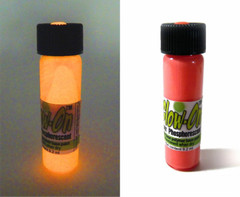 Glow-On RED Glow Paint For Gun Sights, Fishing Lures, Lg 9.2 ml Vial, Bright
