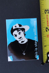 411 Video Magazine This Is Stevie Williams DGK BP3 Vintage Skateboarding STICKER