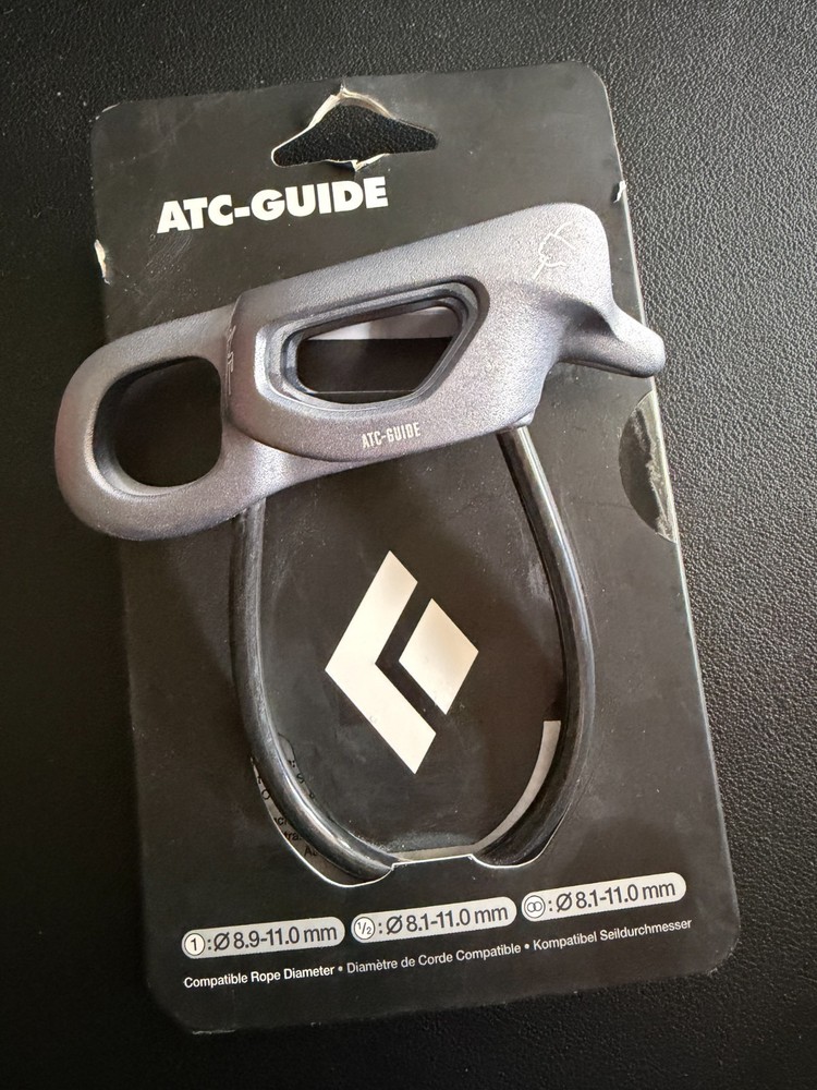 [NEW] Black Diamond ATC-Guide Belay Device Color Anthracite CLOSEOUT