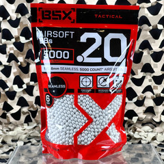 NEW BSX Tactical Airsoft BB’s – .20g – 5,000 Count – White