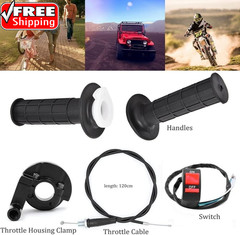 22Mm Twist Throttle Accelerator Handle Grips, 50 90 110 125Cc Pit Bike Dirtbike