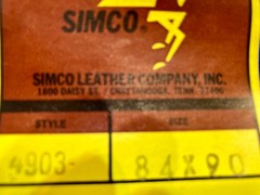 VINTAGE 1990 REGION 3 SUPREME by SIMCO HORSE COOLER 84×90 WOOL WATER WICKING