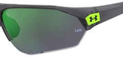 Under Armour Unisex-Kids Ua 7000/S Rectangular Sunglasses Grey Green 64Mm Ua