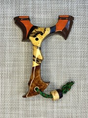Custom Handmade. Hunting Slingshot. Left Hand Hold OTT. 90mm.