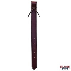 KK HILASON Western Horse Genuine Leather Girth Cinch Dark Brown