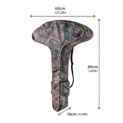 Soft Crossbow Case Archery Bow Carrier Bag + Backpack Straps for Outdoor Hunting
