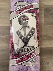 Krooked Bobby Worrest Evel Knievel Krisis 8.38 NOS RARE Skateboard Deck