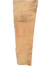 Women’s Brown Leather Western Riding Chaps 29-34 Waist 42” Long Thick