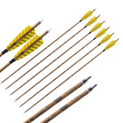 6/12pcs 30» Carbon Arrows Archery SP500 Turkey Feathers Bow Target Hunting