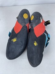 Excellent La Sportiva Otaki Men’s Climbing Shoes, Blue/Flame, M46