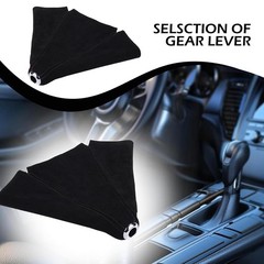 Car Shift Boot Cover, Suede Leather Shift Knob Dust Cover, Manual Auto Gear Shif