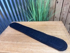 Weaver Smart Cinch Black Felt Zebra Print Western Horse Cinch Girth ~32″