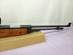 COMPETITION MODEL 62 SHANGHAI SINGLE STROKE .177 PELLET BB AIR RIFLE W/ SCOPE