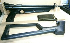 Alchemy / Crosman Upgraded Bugout Drifter Backpacker .22 cal Pump Carbine Pistol