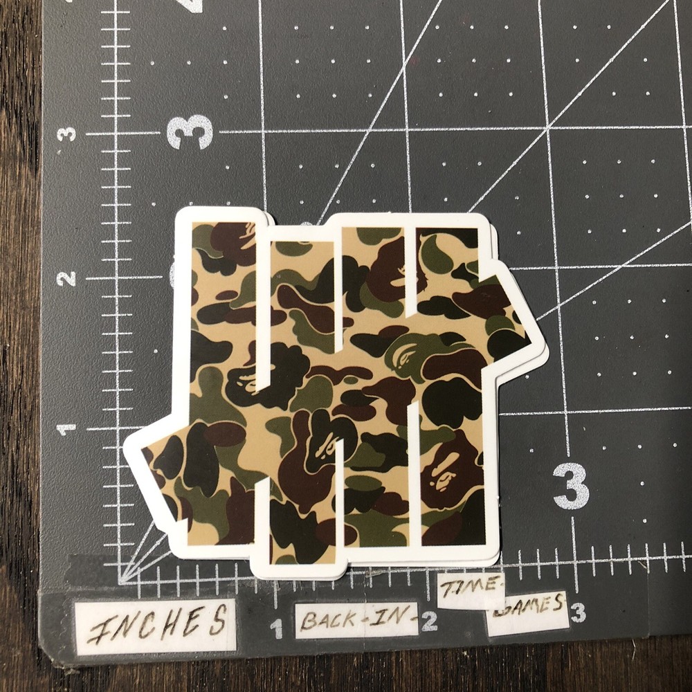 Undefeated Adult Humor Sticker For Skateboard Bottle Guitar Ect Mat54