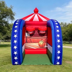 Inflatable Basketball Carnival Game 6.5FT Quick-Inflate Blower Included