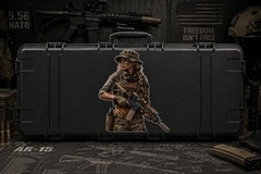 Cartoon Girl Operator AR 15 Sticker Car Gun Decal Tactical Military NVG Anime