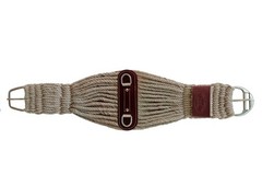 Horse Western 26 Strand Double Weave Two-Tone Mohair Roper Cinch 97143