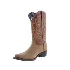 Dingo The Duke DI-107 Mens Brown Leather Pull On Cowboy Western Boots 11