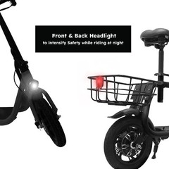 450W ELECTRIC SCOOTER FOLDING ADULT E-SCOOTER URBAN COMMUTER UL 2849 CERTIFIED