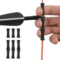 1SET Black Finger Savers Archery Finger Guard Recurve Bow Finger Saver String