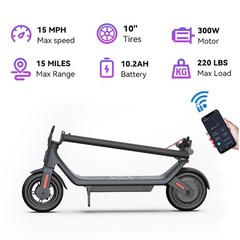 Megawheels A6L ECO 350W Motor 10 Inch Tires 19 Miles Range City Commuter