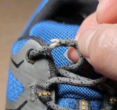 Columbia Mens 7/ W 8.5 Trailstorm Waterproof Hiking Shoes Gray Blue YM0749-036