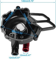 Water Pump Cover CNC Aluminum Alloy Motorcycle Kit KTM 50 SX 2006-08 Pro JR LC