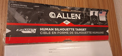 Allen EZ Aim Human Silhouette Target #15202 (23in x 35in – 4 Pack) NIP