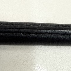 Vintage County Handmade Equestrian Black Leather Riding Crop Whip 20.5” England