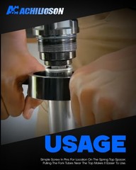 Universal Motorcycle Fork Spring Compressor Tool, Oil Level Set Type B