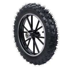 Rim tube tire Black rear wheel 2.50-10 tyre+hub 49-50cc Dirt Bike Gas Dirt Bi…