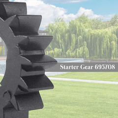 695708 Starter Pinion Gear Replacement (10 Pack) Fit for Briggs & Stratton Lawn