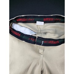 Vintage TuffRider Women’s Front Zip Knee Patch Jodhpurs Breeches Tan Size 30