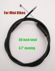 Mini Bike Throttle Cable 50 Inch Stainless Steel Replacement For Pit Dirt Powers