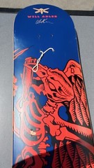 WILL ADLER ESP LOT 3 SKATEBOARD DECKS 32″L x 7 1/2″ W COLLECTABLE