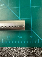 CRBN IC SS8 barrel (SILVER) with Stainless Steel .689 insert: AC thread. Rare!