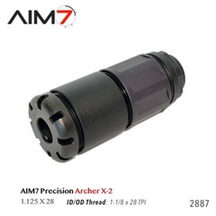 Aim7 ALPHACLOAK Brake Billet Steel Black 1.125X28 (1-1/8X28 TPI)