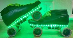 Roller Skate LED Changing Color Lights w/remote (PAIR) 60 Lights Per Meter
