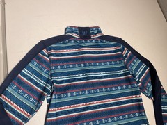 Kerrits Shirt Kids Medium Fail Isle Fleece Tech Top 1/4 Zipper Pullover Poly
