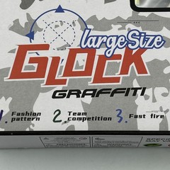 Large Size Graffiti Glock Water Bomb Air Pistol Quantity 2 Spongebob / Capybara
