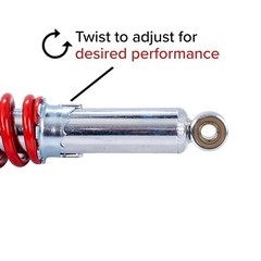 12-3/4″ (325 mm) Adjustable Shock Set 10 mm Eyes for 150cc – 250cc Go-Kart