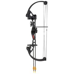 Bear Brave Bow Set Black 13.5-19 in. 15-25lbs. RH