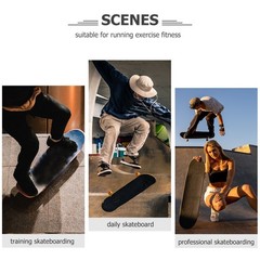 1 Pack Skateboard Grip Tape Black Self Adhesive Skateboard Decor