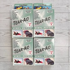 4 pk Tear-Aid Vinyl Repair Kit Type B Clear Patch for Vinyl and Vinyl-Coated