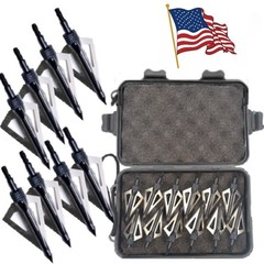 100/150 Grain 12/24/36X Broadheads 2 Blade Archery Compound Bow Hunting Shooting
