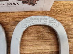 Diamond Double Ringer 2-1/2 LB Horseshoes A & B, Set Of 4, Made In USA